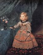 Diego Velazquez Infanta Margarita Teresa in a pink dress painting